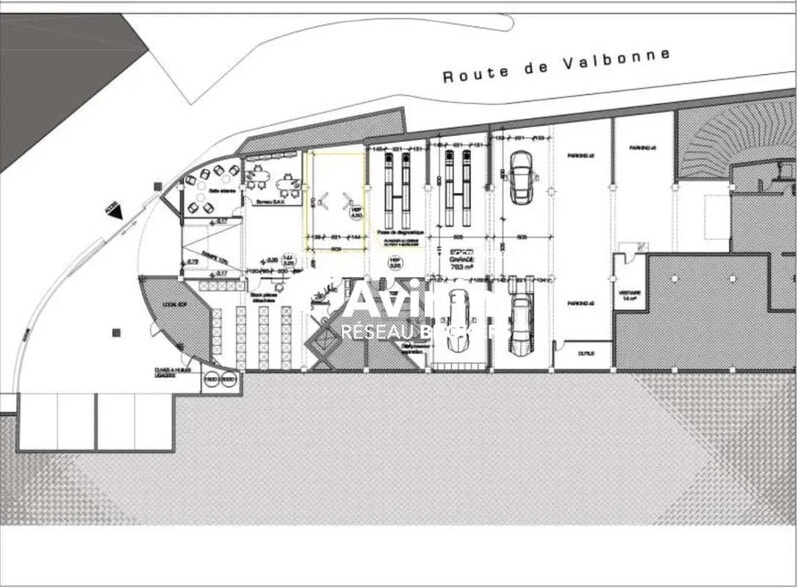 Local commercial dans Le Cannet à vendre - Plan d’étage – Image 2 sur 4