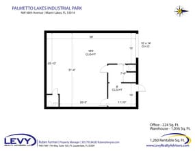 15900-15998 NW 48th Ave, Miami Lakes, FL à louer Plan d’étage– Image 2 sur 2