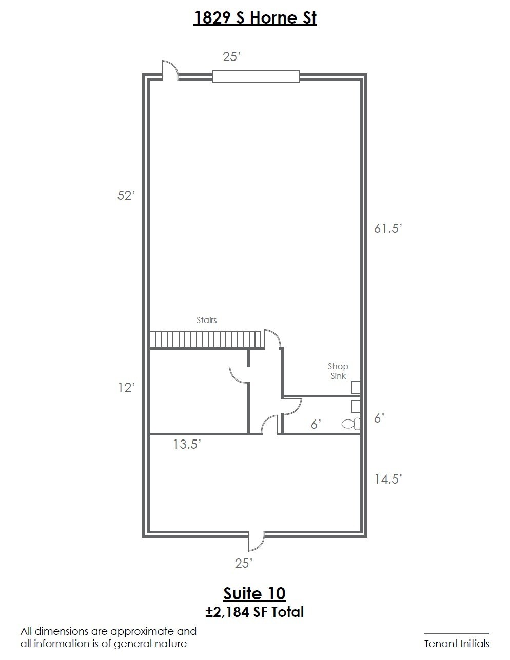 1817 S Horne St, Mesa, AZ à louer Plan d’étage– Image 1 sur 1