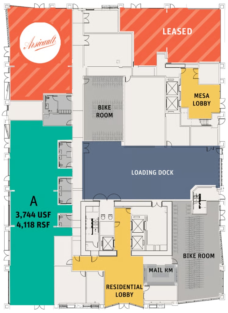1090 Dr Maya Angelou Ln, San Francisco, CA à louer Plan d’étage– Image 1 sur 1