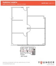 16800 N Dallas Pky, Dallas, TX à louer Plan d’étage– Image 1 sur 1