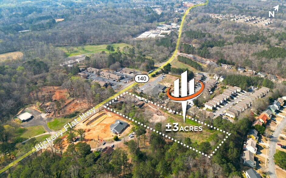 7919 Hickory Flat Hwy, Woodstock, GA à vendre - Photo principale – Image 1 sur 5
