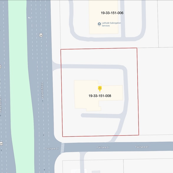 6801 Telegraph Rd, Bloomfield Hills, MI à vendre - Plan cadastral – Image 2 sur 2
