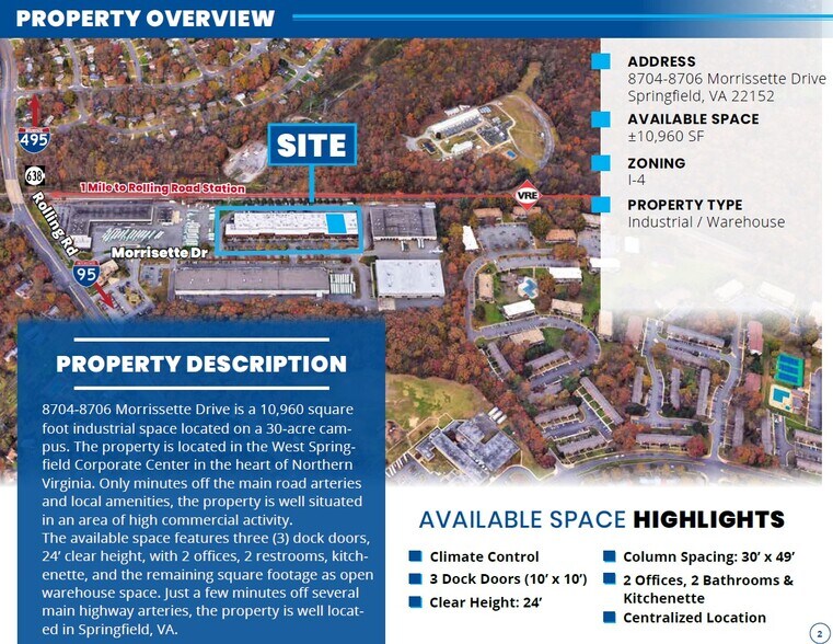8700-8730 Morrissette Dr, Springfield, VA à louer - Photo de l’immeuble – Image 2 sur 8