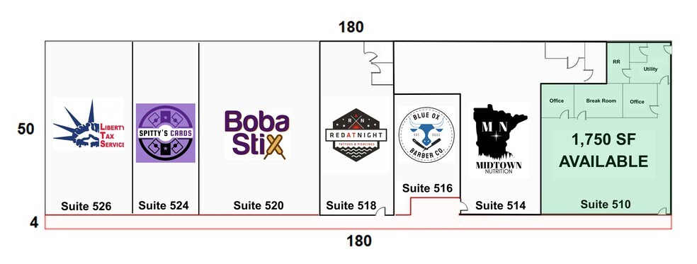 510-526 Washington St, Brainerd, MN à louer - Photo de l’immeuble – Image 3 sur 6