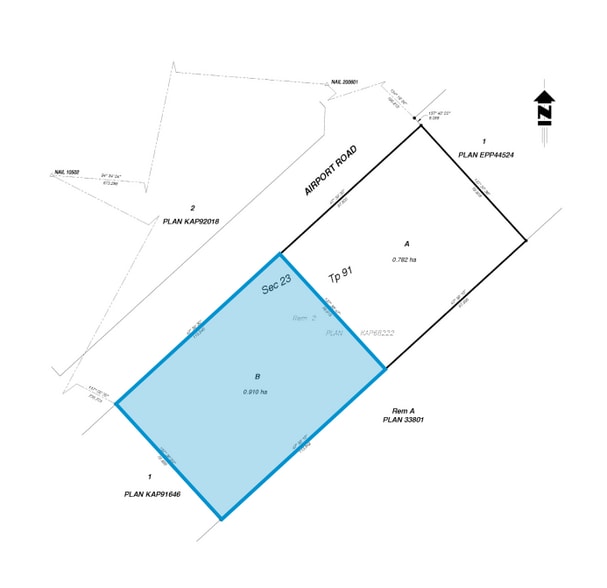 4006 Airport Rd, Merritt, BC à vendre - Plan de site – Image 2 sur 2