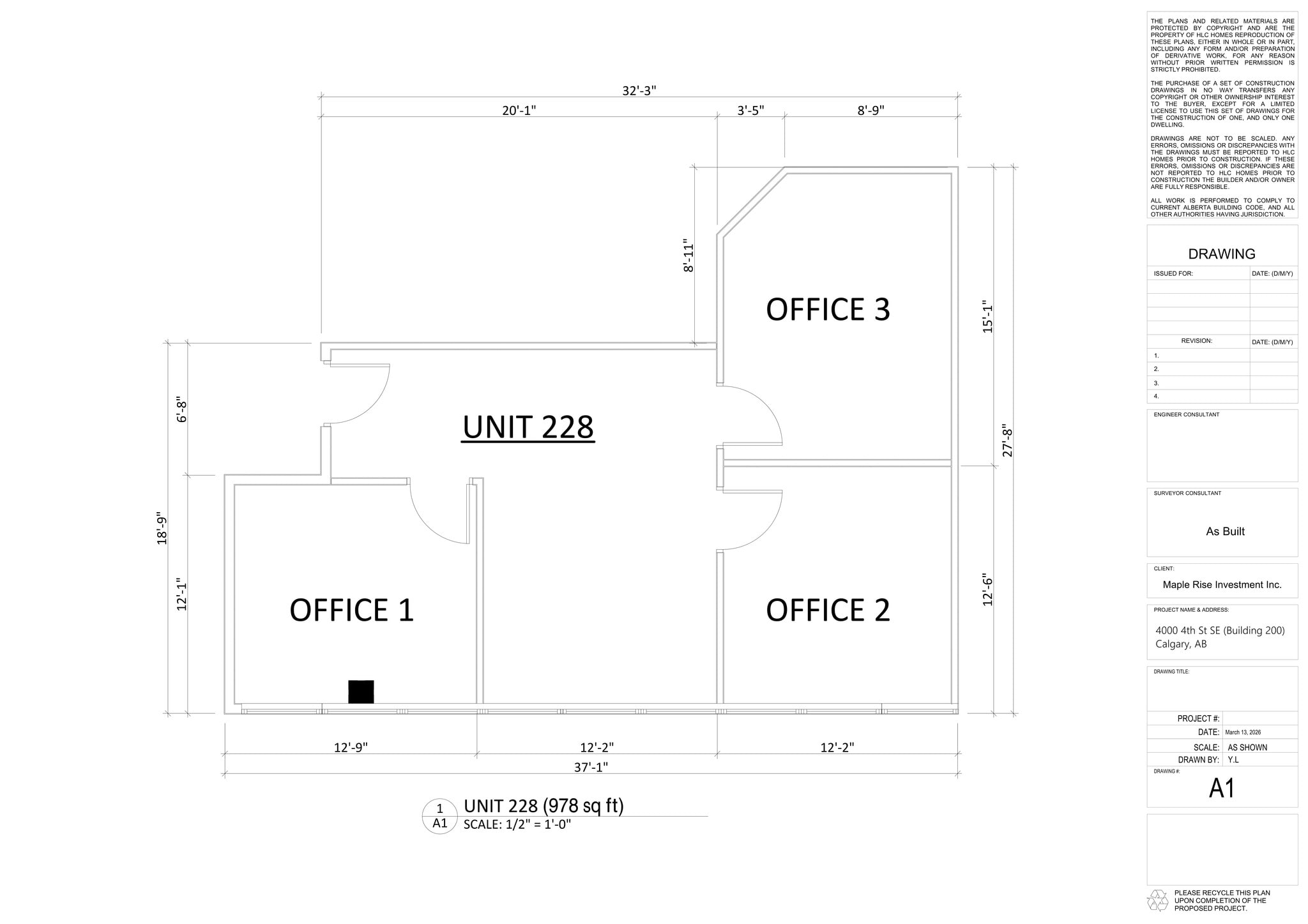 4000 4th St SE, Calgary, AB à louer Plan de site– Image 1 sur 6