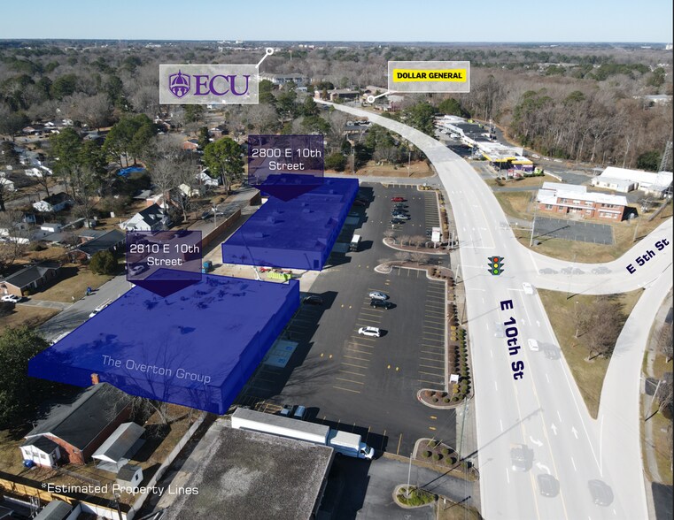 2800-2810 E 10th St, Greenville, NC à louer - Photo de l’immeuble – Image 3 sur 5