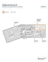 630 Plaza Dr, Highlands Ranch, CO à louer Plan d’étage– Image 2 sur 12