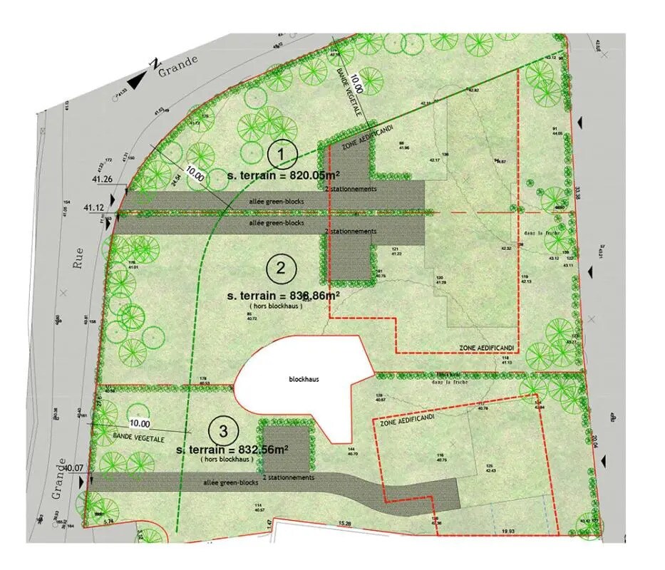 Terrain dans Guérande à vendre Plan de site– Image 1 sur 2