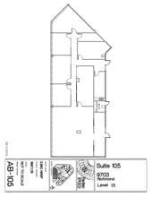 9703 Richmond Ave, Houston, TX à louer Plan de site– Image 1 sur 1