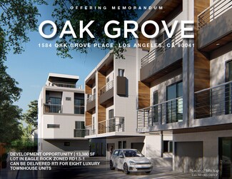 Plus de détails pour 1584 Oak Grove Pl, Los Angeles, CA - Terrain à vendre