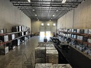 7,047 sq.ft. Warehouse Space. 30 ft. high ceilings.
