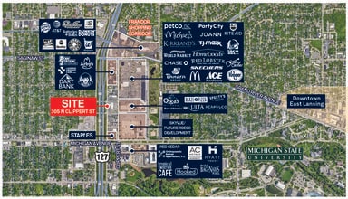 301-325 N Clippert St, Lansing, MI à louer Carte– Image 2 sur 3