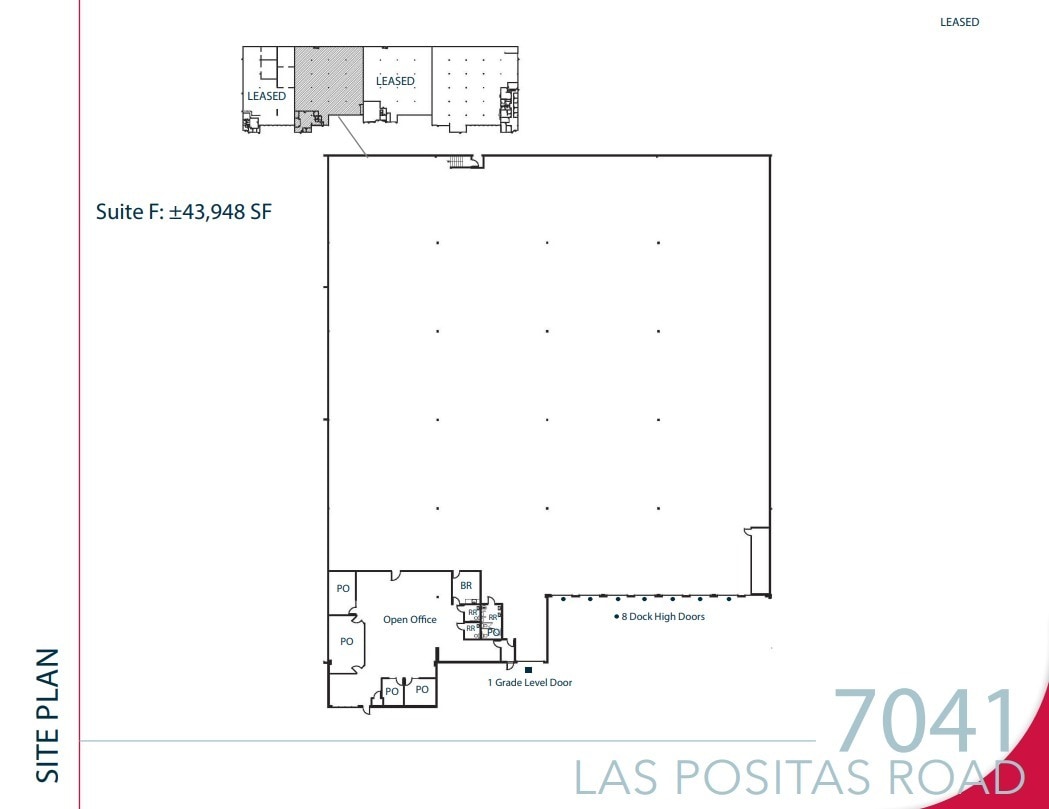 7041 Las Positas Rd, Livermore, CA à louer Plan d’étage– Image 1 sur 1