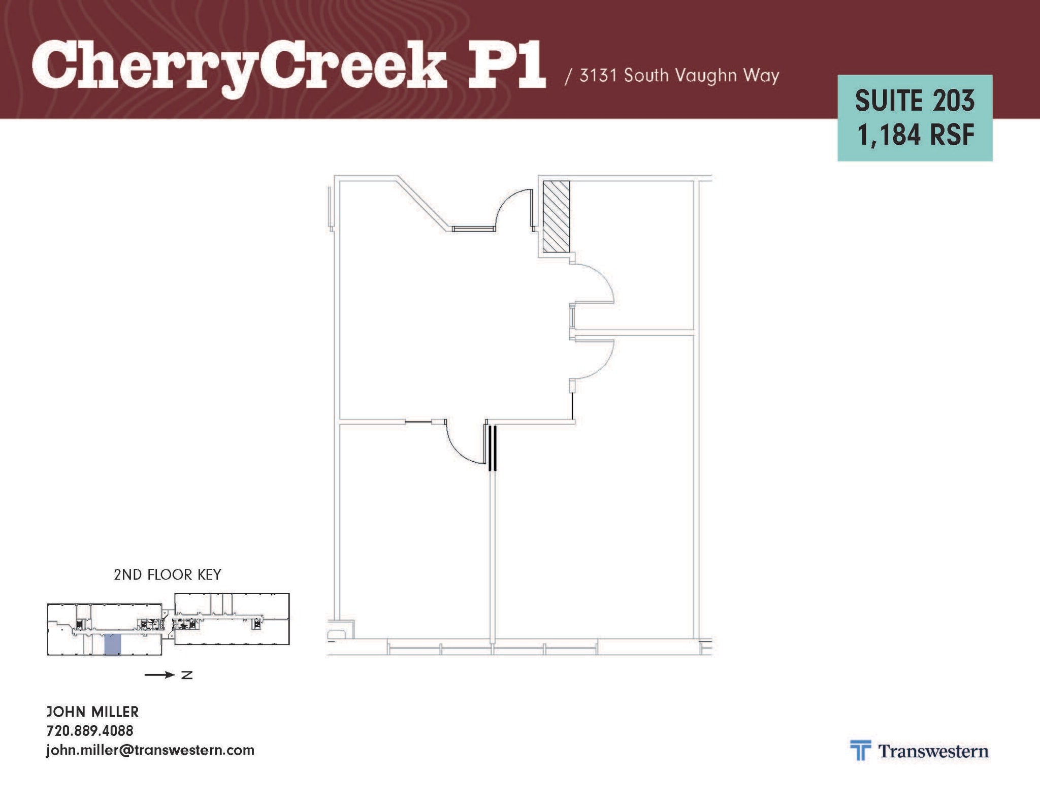 3131 S vaughn Way, Aurora, CO à louer Plan d’étage– Image 1 sur 2