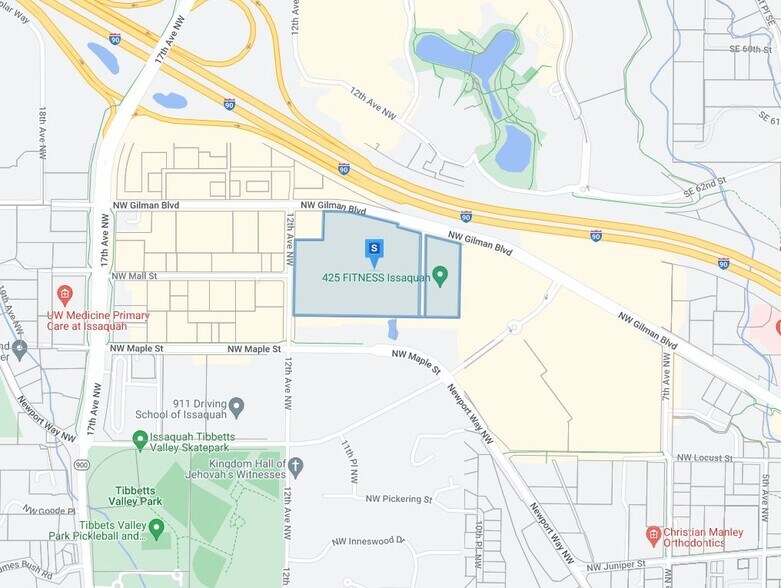 1065 NW Gilman Blvd, Issaquah, WA à louer - Plan cadastral – Image 3 sur 3