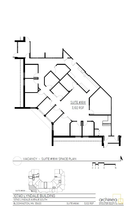 10740 Lyndale Ave S, Bloomington, MN à louer Plan d’étage– Image 1 sur 4