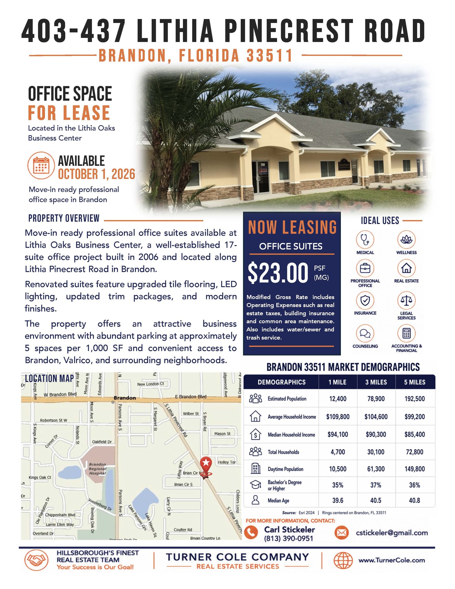 421-437 Lithia Pinecrest Rd, Brandon, FL à louer Autre– Image 1 sur 2