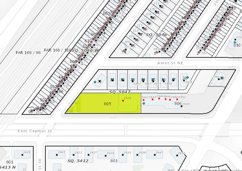 3534 E Capitol St NE, Washington, DC à louer - Plan cadastral – Image 2 sur 3