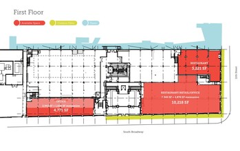 1111 S Broadway, Los Angeles, CA à louer Plan d’étage– Image 1 sur 1