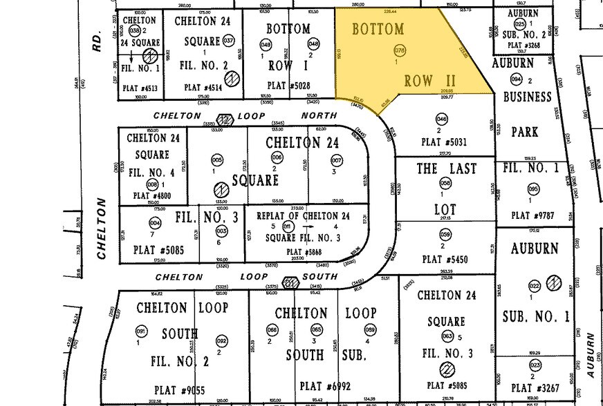 3470 Chelton Loop N, Colorado Springs, CO à louer - Plan cadastral – Image 2 sur 16