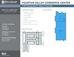 17151 Newhope St, Fountain Valley, CA à louer Plan d’étage– Image 1 sur 1