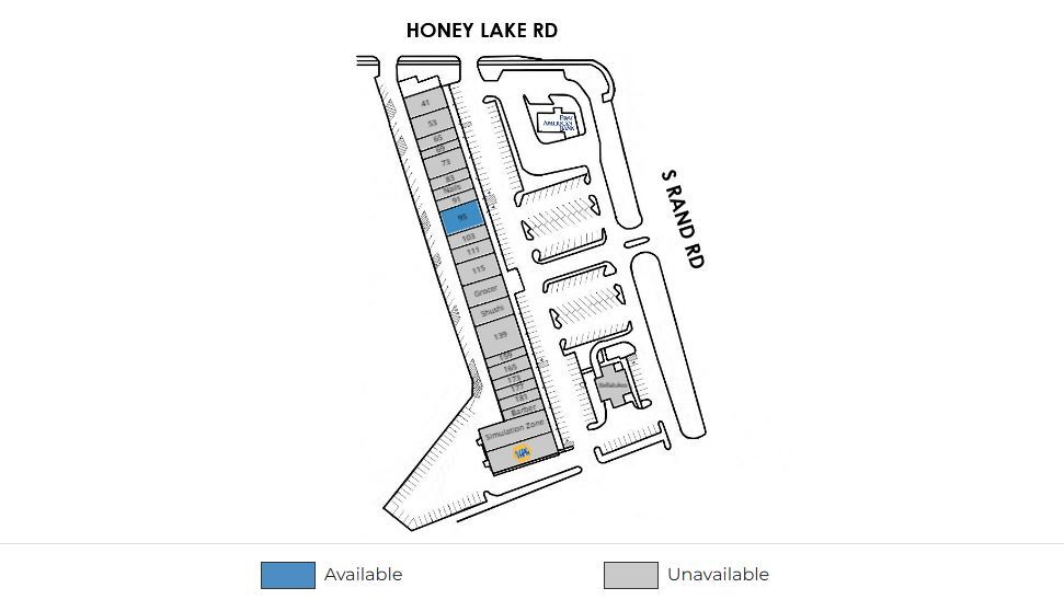 33-193 S Rand Rd, Lake Zurich, IL à louer - Plan de site – Image 2 sur 6