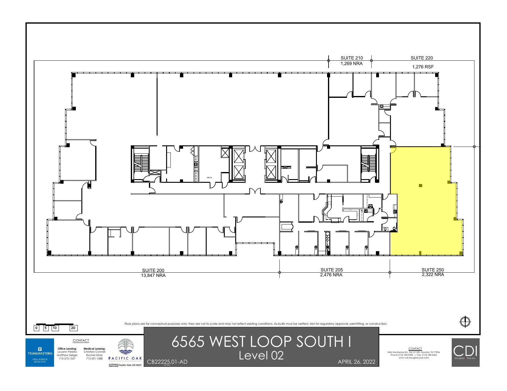 6565 West Loop South, Bellaire, TX à louer Plan d’étage– Image 1 sur 1