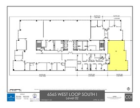 6565 West Loop South, Bellaire, TX à louer Plan d’étage– Image 1 sur 1