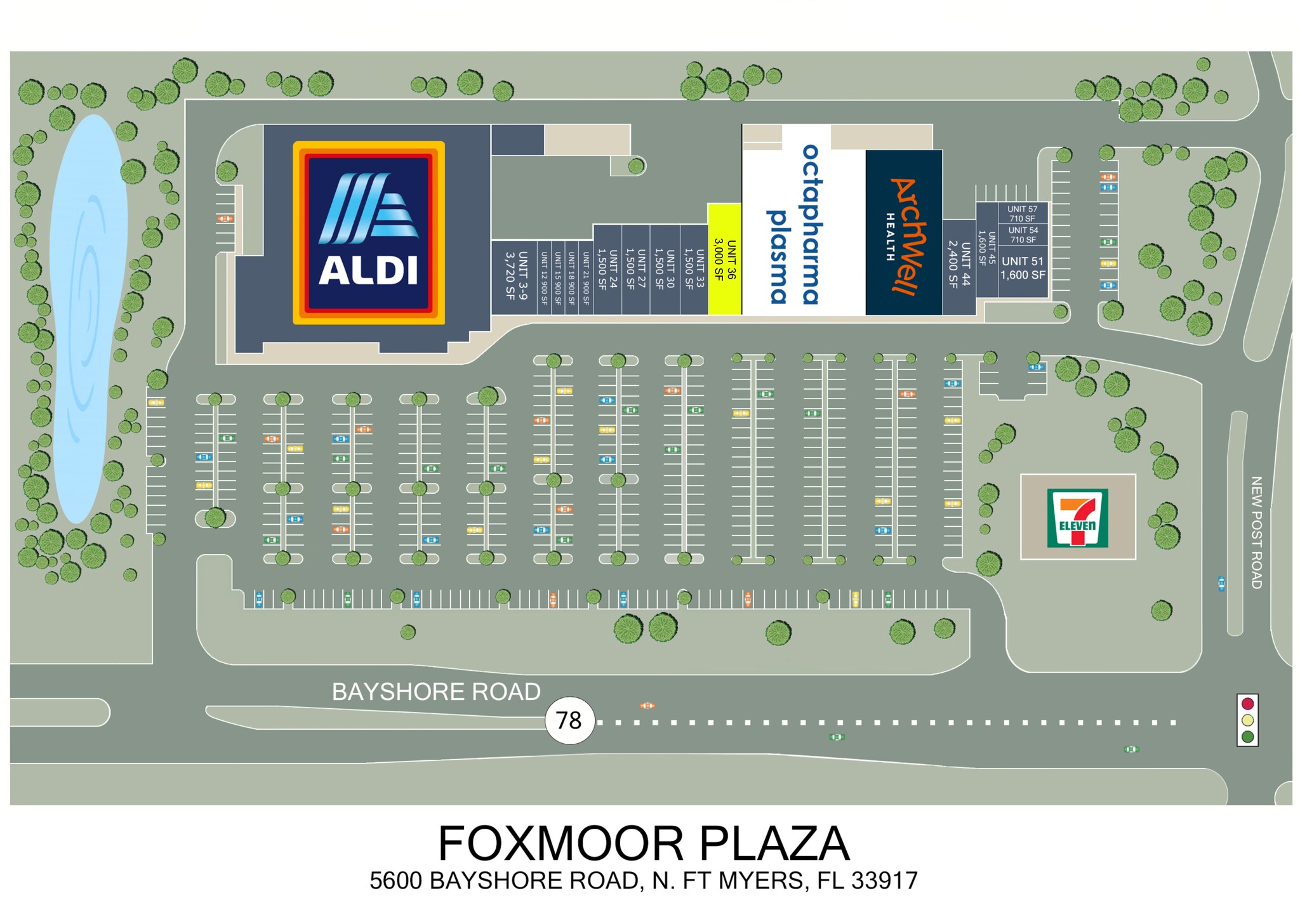 5660 Bayshore Rd, North Fort Myers, FL à louer Plan de site– Image 1 sur 1