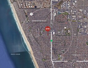 947-947 Manhattan Beach Blvd, Manhattan Beach, CA - Vue aérienne vue de carte - Image1