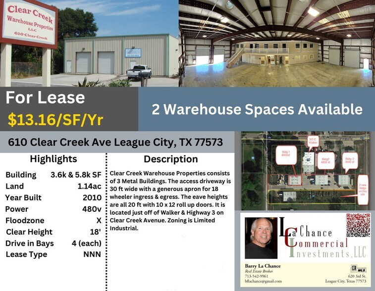610 Clear Creek Ave, League City, TX à louer - Photo de l’immeuble – Image 2 sur 24