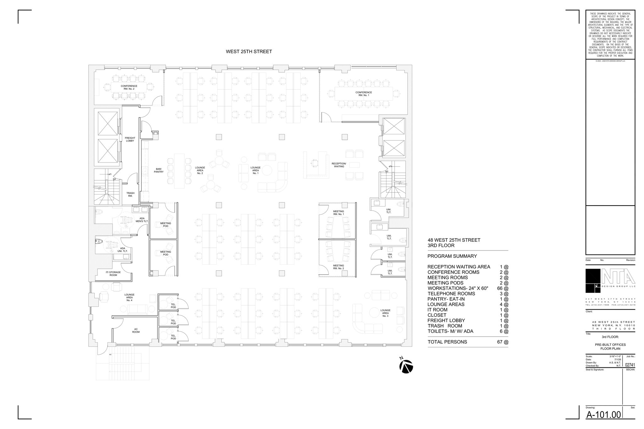 48 W 25th St, New York, NY à louer Plan de site– Image 1 sur 6