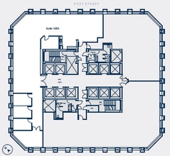 1 Post St, San Francisco, CA à louer Plan d’étage– Image 1 sur 1