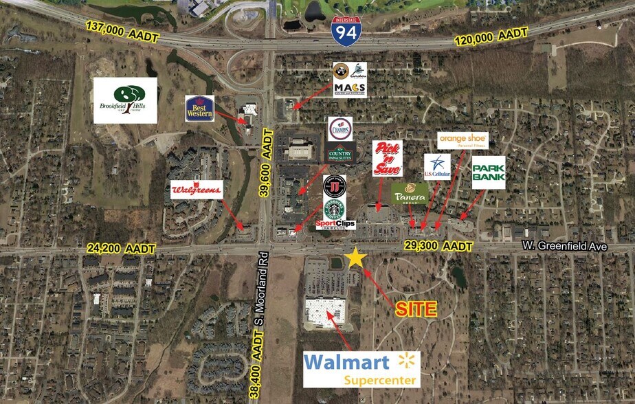 15201 W Greenfield Ave, New Berlin, WI à louer - Aérien – Image 2 sur 2