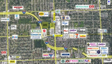 26101 Greenfield Rd, Southfield, MI - VUE AÉRIENNE  vue de carte