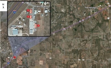 14640 S FM 2790 W, Lytle, TX - Vue aérienne vue de carte