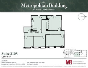 134 N LaSalle St, Chicago, IL à louer Plan d’étage– Image 1 sur 9