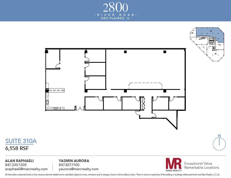 2800 S River Rd, Des Plaines, IL à louer Plan d’étage– Image 1 sur 1