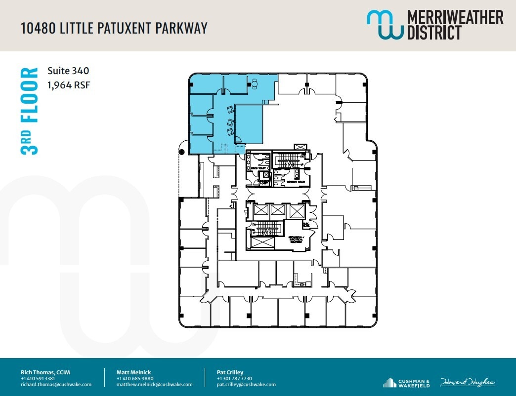 10480 Little Patuxent Pky, Columbia, MD à louer Plan d’étage– Image 1 sur 1