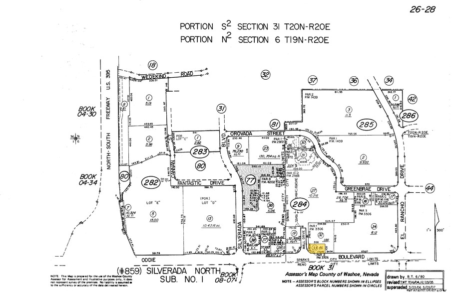 2400 Oddie Blvd, Sparks, NV à vendre - Plan cadastral – Image 2 sur 10