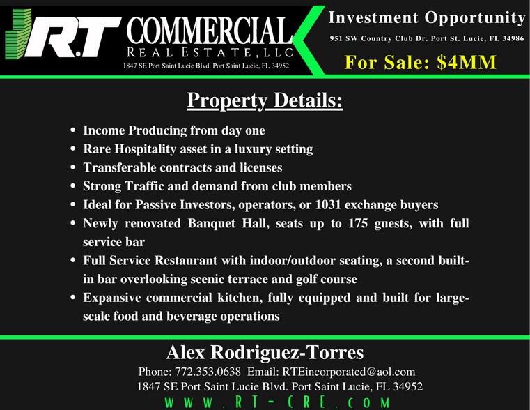 951 SW Country Club Dr, Port Saint Lucie, FL à vendre - Photo de l’immeuble – Image 3 sur 10