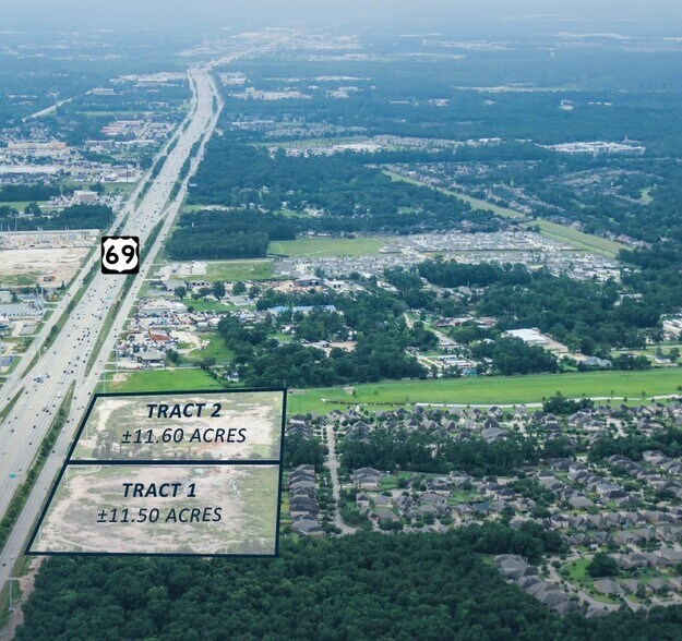 Hwy 59 & Auburn Fields, Porter, TX à vendre - Aérien – Image 2 sur 4