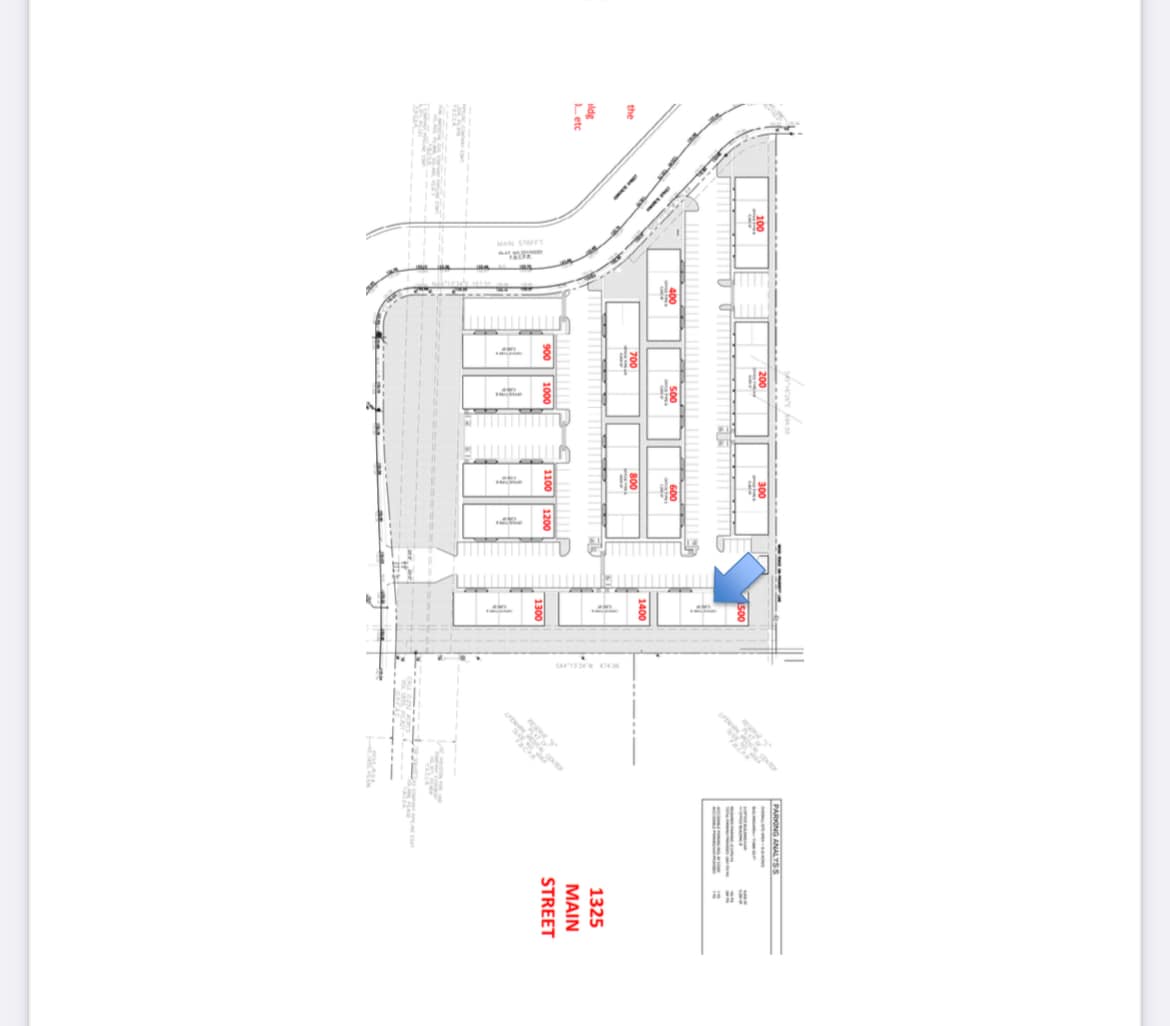 1325 Main St, Katy, TX à louer Plan de site– Image 1 sur 2