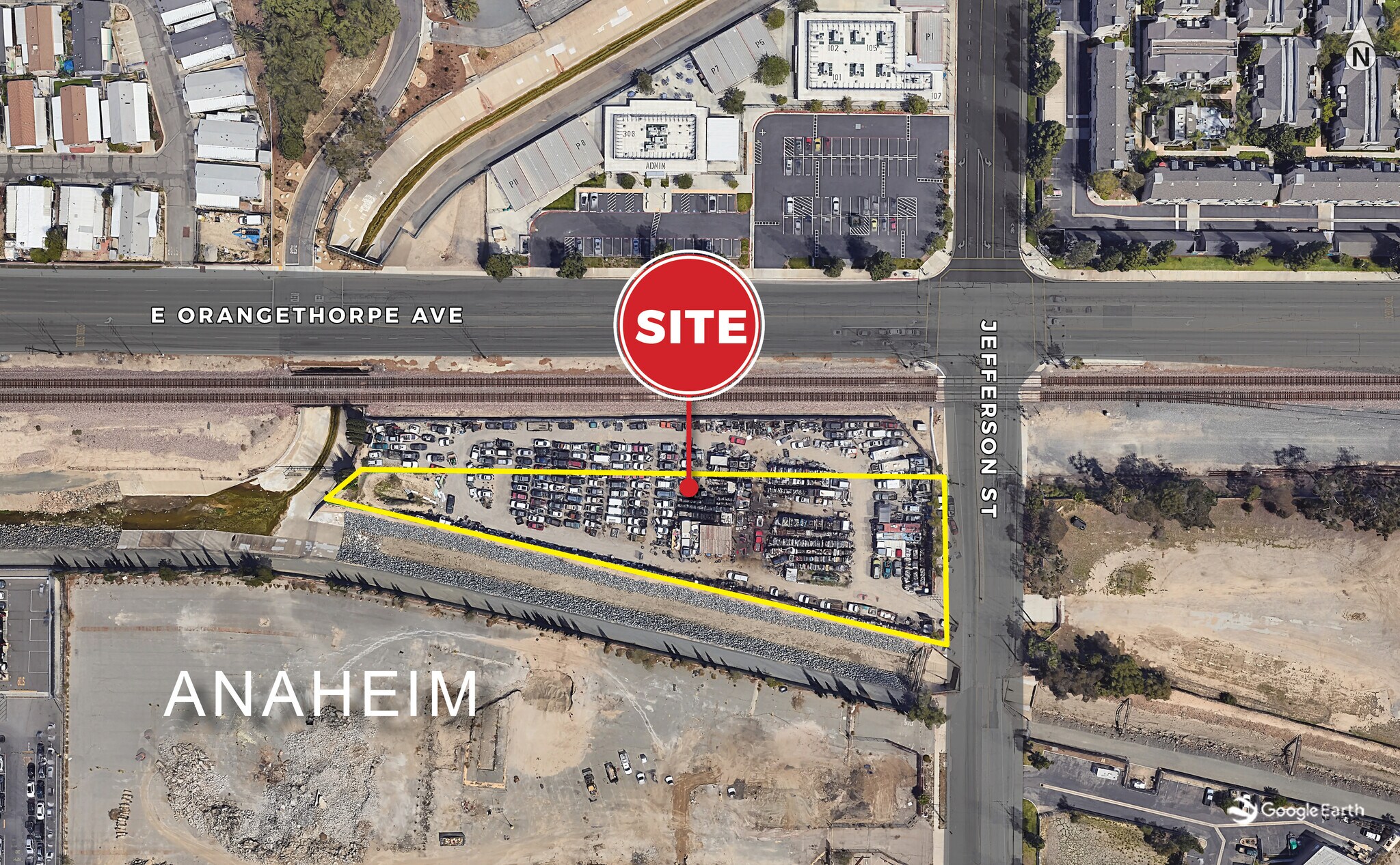 1515 North Jefferson, Anaheim, CA à louer Aérien– Image 1 sur 4