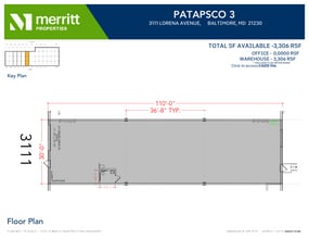 2652-2664 W Patapsco Ave, Baltimore, MD à louer Plan d’étage– Image 1 sur 1