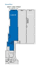 50 W 23rd St, New York, NY à louer Plan d’étage– Image 2 sur 2