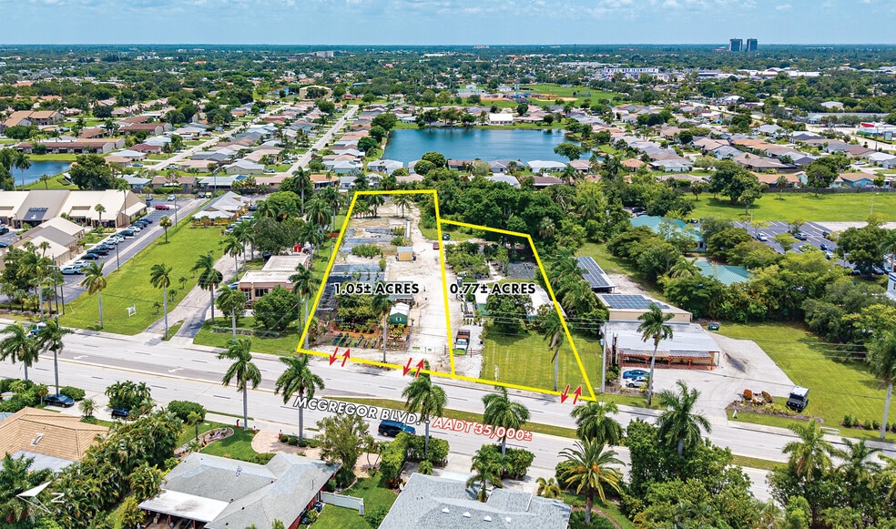 13309 & 13331 McGregor Blvd, Fort Myers, FL à vendre - Aérien – Image 2 sur 6