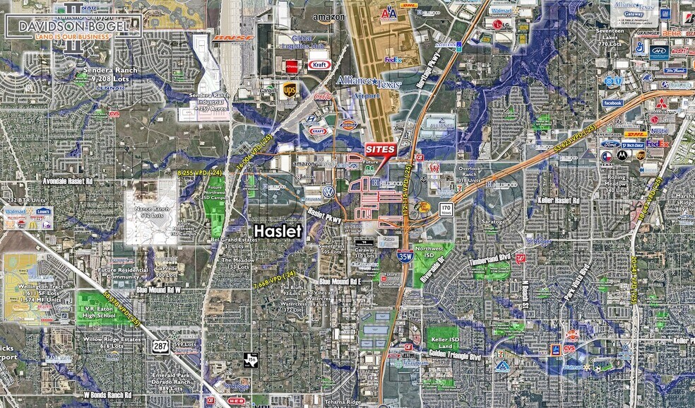 Alliance Airport: Noise Mitigation Land, Fort Worth, TX à vendre - Photo de l’immeuble – Image 2 sur 2